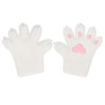 thumbnail image 4 of Guantes de animales, guantes de disfraz, manos, patas, accesorios para fotos, guantes para adultos, mitones para Blanco, 4 of 9