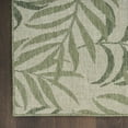 thumbnail image 5 of Nourison Garden Oasis Indoor/Outdoor Ivory Green 5' x 7' Area Rug (5x7), 5 of 9