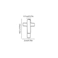 thumbnail image 1 of Macaron Color Cross-Shaped Paper Clips for Office & School - Creative, Fun, and Colorful Organizers, 1 of 1