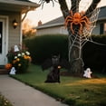 thumbnail image 4 of JJKBVCLO Halloween Metal Cat Double Yard Stake Decoration For Outdoor Garden Party, 4 of 5