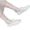 White, variant on Women Sheer Slouch Tulle Socks Shiny Glitter Novelty Loose Socks Black One Size
