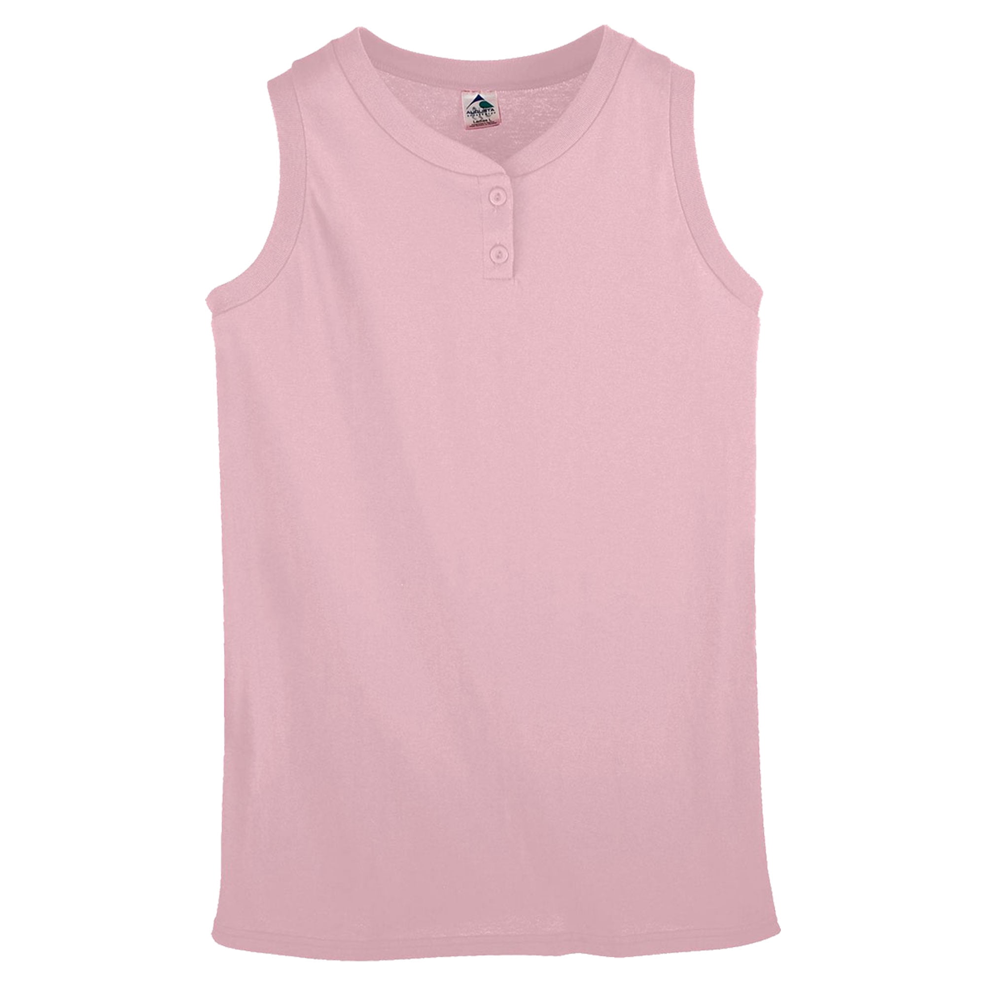 sleeveless 2 button softball jersey