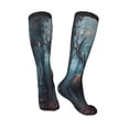 thumbnail image 5 of Lsque Mystical Forest Elk Printed Crew Socks Men's Women's LightWeight Thin Casual Calf Socks ,Knee High Socks,Cotton Socks, 5 of 9
