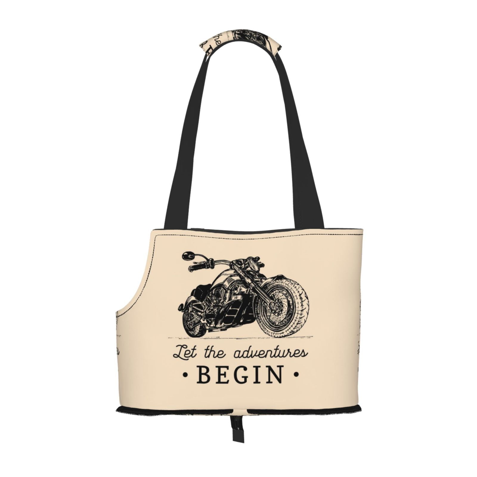 Xecao Let The Adventure Begin for Cat Carrier Small Dog Handbag: The Ideal Travel Companion for Your Pet