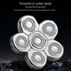 thumbnail image 2 of Men's Electric Shaver Heads 6 Blades Head Shaver Replacement As Shown, 2 of 5