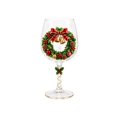thumbnail image 2 of Christmas 3D Wine Glasses Drinkware, 3D Christmas Glasses Cups for Wine, Festive Xmas Table Decor Holiday Gift for Wine Lovers, 2 of 6
