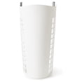 thumbnail image 3 of GpLuMy Easy Carry Hamper, Large 87.5 Liter Lightweight Plastic Ventilated Laundry Basket Clothes Bin with Handles, White, 3 of 9