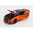 thumbnail image 5 of 2017 Chevy Camaro ZL1, Black /Orange - Maisto 32271BK - 1/24 scale Diecast Model Toy Car, 5 of 10