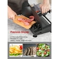 FOHERE Meat Slicer 200W Electric Deli and Food Slicer with Two