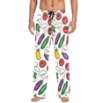 thumbnail image 7 of FORMRS Mens Pajama Pants with Pockets Sleepwear Lounge Bottoms Sizes S-2XL, Red Vegetables Pattern, 7 of 7