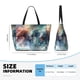 thumbnail image 4 of Fotbe Ink Style Wave Dragon Bolsa de Viaje para Playa - Resistente al Agua, Bolsa Tote de Gran Capacidad y Ligera con 7 Bolsillos para Mujeres y Hombres, 4 of 7