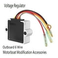 thumbnail image 3 of 3X Voltage Regulator for Mercury Mariner Outboard 6 Wire 815279-3 883072T Motorboat Modification Accessories, 3 of 7