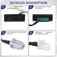thumbnail image 2 of Rear Gate Switch Button 81260 1W230 81260-1W230 for Kia Rio Hatchback 2012- 2017 Tailgate Switch, 2 of 5