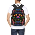 thumbnail image 6 of Balery Mexican Flower Traditional1 Backpack for Men and Women - Durable 600D Oxford Cloth -Large Capacity, Water-Resistant School, Travel, and Hiking Bag, 6 of 9