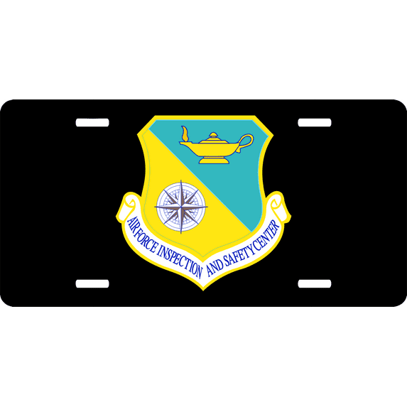 U.S. Air Force Inspection And Safety Center License Plate