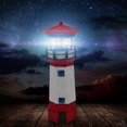 thumbnail image 5 of 2025 Large Solar Powered Lighthouse Rotating Led Bulb Garden Ornament Pa WVS, 5 of 5