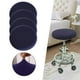 thumbnail image 5 of 2 fundas para taburete de bar redondas, impermeables y lavables para bar y hogar. azul oscuro, 5 of 9