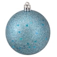 thumbnail image 5 of Northlight 16ct Shatterproof 4-Finish Christmas Ball Ornament Set 3” - Turquoise, 5 of 7