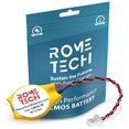 thumbnail image 2 of Rome Tech CR2032 CMOS Battery for HP ProBook 645 G2 / Dell Vostro 5320 / HP Elitebook 8460P- Laptop Backup BIOS RTC 3V CR 2032 Battery with 2 Wire Medium Cable Long Connector, 2 of 3