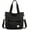 Black, variant on Women's Casual Hobo Shoulder Bag Large Capacity Nylon Daily Satchel Work Shopping Handbag Wallet