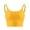 Yellow, variant on Womens Fitness Bra Light Support Thin Strappy Full Coverage bra Soft Moisture-wicking for Yoga Daily Workout Practical Fitness Bra