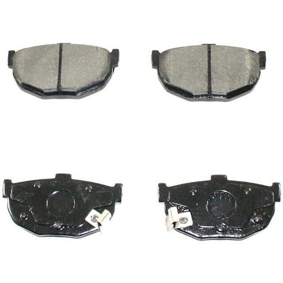 Rear Brake Pad Set - Compatible with 2004 - 2009 Kia Spectra 2005 2006 2007 2008