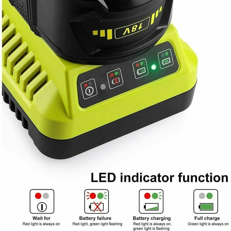 Bcl14181h Replacement Charger Replace Lithium Nickel Battery Ryobi Ryobi 12v 18v Ryobi P117 P108 Universal Battery Charger Walmart