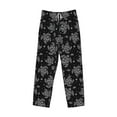 thumbnail image 6 of Uemuo Turtle Pattern Men's Wide Leg Palazzo Lounge Pants with Pockets Light Weight Loose Comfy Casual Pajama Pants-X-Large, 6 of 9