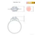 thumbnail image 5 of ANGARA IGI Certified Lab Grown 1.91 Ct Diamond Engagement Ring for Women in 14K White Gold (Size-7mm| Color-F-G| Clarity-VS) | April Birthstone, Anniversary, Jewelry Gift for Women | Diamond Ring, 5 of 8