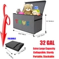 thumbnail image 6 of VICTORICH Extra Large Toy Box Chest with Lid, Collapsible Kids Storage Bin for Playroom and Nursery, 6 of 9
