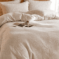 thumbnail image 2 of Say Yes Bedding Linen Jacquard Duvet Cover Set, Queen, 3 Count, 2 of 5