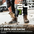 thumbnail image 5 of Greenworks 24V Brushless SDS-Plus 2J Rotary Hammer, Battery Not Included HM24L00, 5 of 8