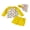 Yellow, variant on BemeyourBBs Toddler Baby Girls Boys Swimsuits Cute Infant Bathing Suit Turtle Tree Dinosaur Swimwear Rash Guard Long Sleeve Tops with Swim Trucks Shorts and Hat Set Summer Beachwear
