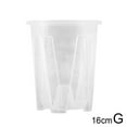 thumbnail image 4 of Clear Plastic Plant Pots, Clear Nursery Pots With Holes, Orchid Vase With Tray, For Indoor Clear Pots Nursery (with Gardenc, 4 of 8