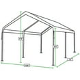 thumbnail image 3 of King Canopy Universal Canopy 10' x 13' , 1 3/8-Inch Steel Frame, 6 Leg, White, 3 of 8