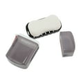 thumbnail image 5 of Unique Bargains 1 Pc Soap Dish Portable Drain Soap Holder for Bathroom Black, 5 of 6