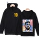 thumbnail image 3 of Sudadera con capucha para niños con estampado de Messi de otoño, sudadera de terciopelo, ropa deportiva informal, parte superior negra adecuada para niños y niñas, 3 of 5