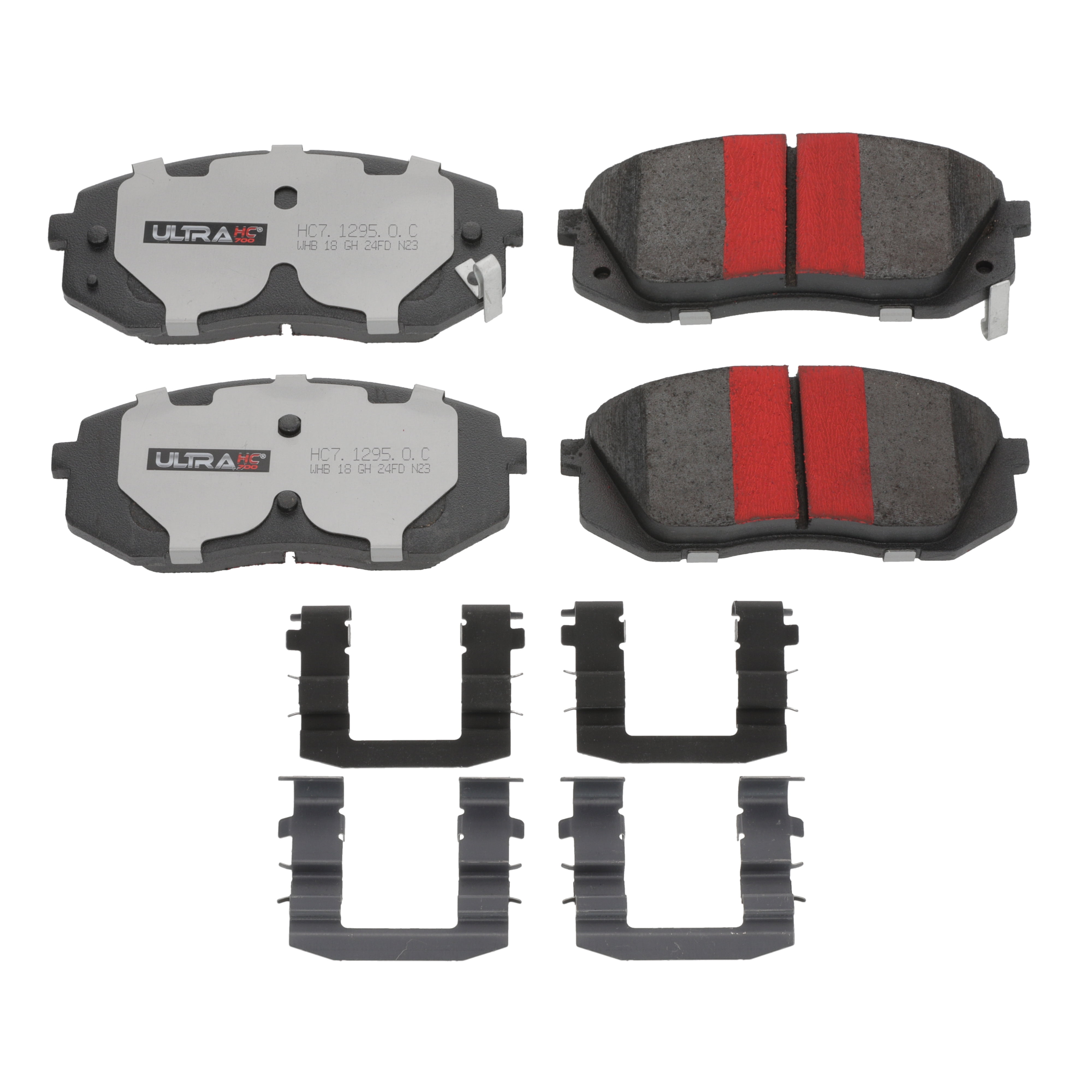 UltraHC 700 Brake Pad Set, Front HC7.1295.0.C, Kia Rondo 2009-2007