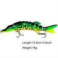 thumbnail image 6 of 2PC Fishing Lures Jigs, Full-Size Multi Jointed Swimbait, Slow Sinking Segmented Bass Fishing Lure, Swimming Fishing Lure Freshwater Saltwater, Perch Pike Walleye Striped Bass Lures, Fishing Bait Kit, 6 of 10