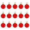 thumbnail image 1 of Unique Bargains Pendentifs Perles Fausses 8mm, Lot de 150 Perles Rondes Imitation Perles, Rouge Doré, 1 of 6