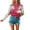 Red, variant on Print Patchwork Pullover Sweater for Women Fashion Casual Long Sleeve Crew Neck Soft Comfortable Knitwear Top Red M