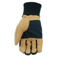thumbnail image 4 of Ridgecut RC98102-L Men's Thinsulate Lined Water-Resistant Cowhide Leather Ski Glove XL Black/Tan 1-Pair, 4 of 5