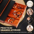 thumbnail image 4 of Wooden Cologne Organizer for Men 3 Tier of Cologne Display with Drawer Storage Perfume Oragnizer Display,Great Gift for Man, 4 of 10