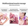 thumbnail image 4 of Rouleau de Massage Musculaire, Rouleau de Massage en Mousse 3D 360, 7 Roues, Massage Anti-Cellulite (Rose), 4 of 5