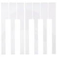thumbnail image 2 of EIGTHTAIL 4 Pcs Piano Keys Musical Instruments Keyboard Replacement White Plastic, 2 of 6