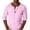 Purple, variant on Abomasnow Men's Big and Tall Cotton Linen Shirts Quarter Button Long Sleeve Golf Shirts Work Office Business Casual Workout Shirts