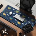 thumbnail image 2 of Long Mouse Pads for Desk,Dark Blue Dinosaurs Palms Clouds Pattern Desk Mats on Top Of Desks, Desk Mouse Pad Extra Large with 3mm Non-Slip Base and Stitched Edge for Gaming,Office,Work,Home 35.4"x15.7", 2 of 6