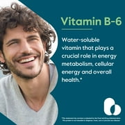Vitamin B-6 200mg (120 Vegetarian Capsules)-No Stearates-No Flow Agents-Vegan-Non GMO-Gluten Free