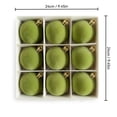 thumbnail image 2 of LEFXSMR Christmas Balls, 9pcs 3.15" Velvet Solid Christmas Ornaments Set, Hanging Christmas Decorations for Xmas Tree Mantel Porch Home Decor, 2 of 3