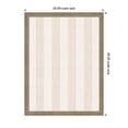 thumbnail image 5 of Kate and Laurel Framed Fabric Pinboard 20 x 26,  Printed Linen Classic Bulletin Board for Use as a Vision Board or Wall Organization, Florence Light Brown Frame, 5 of 8